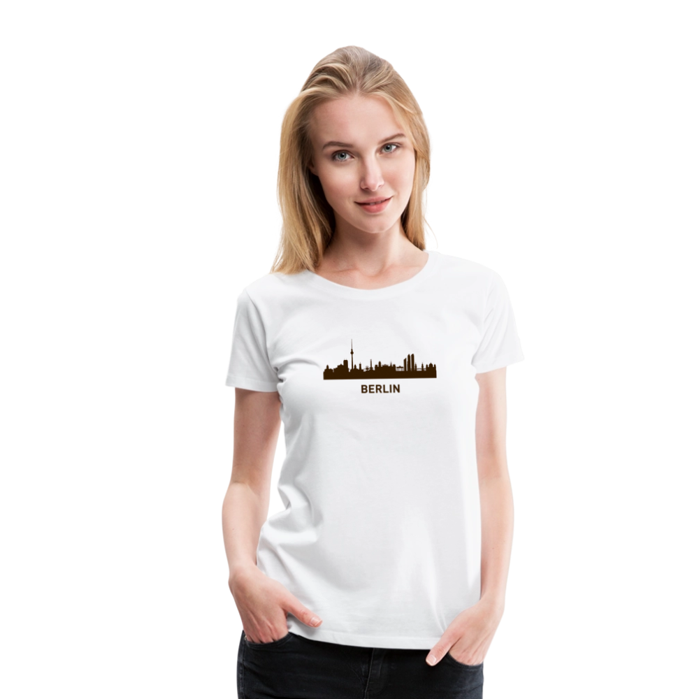 Frauen Premium T-Shirt Berlin - Weiß