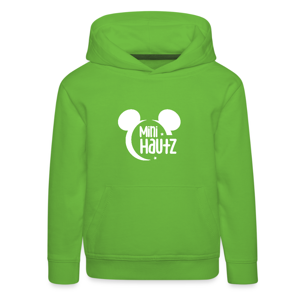 Kinder Premium Hoodie Mini Hautz - Hellgrün