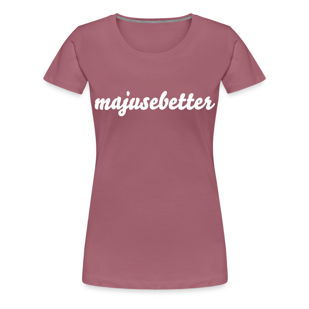 Frauen Premium T-Shirt majusebetter - Malve