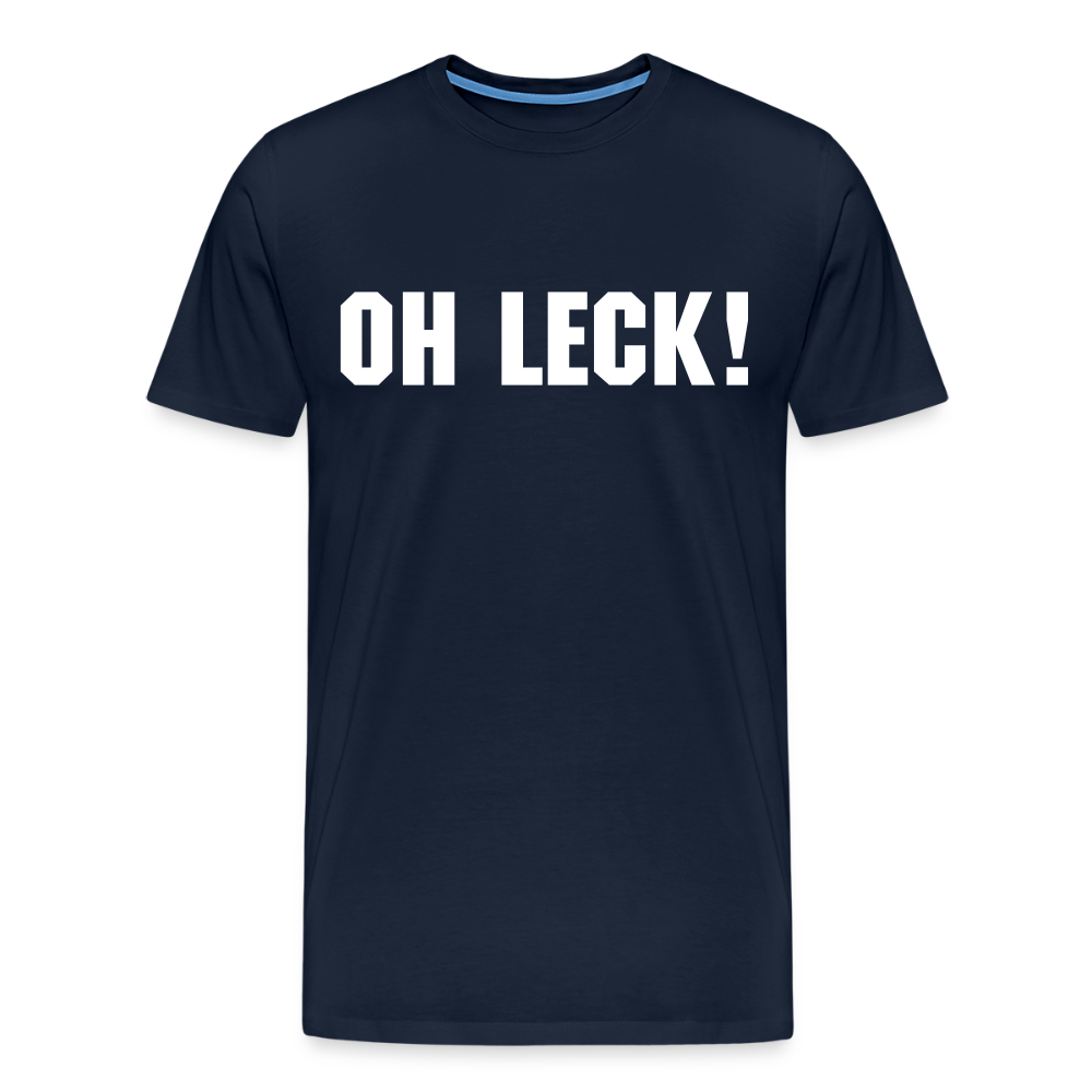 Männer Premium T-Shirt Oh Leck! - Navy