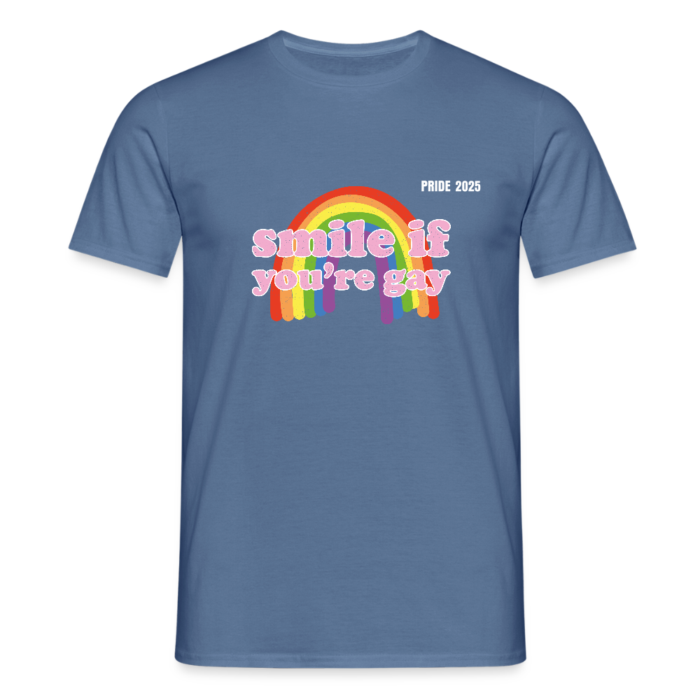 Männer T-Shirt Pride - Taubenblau 