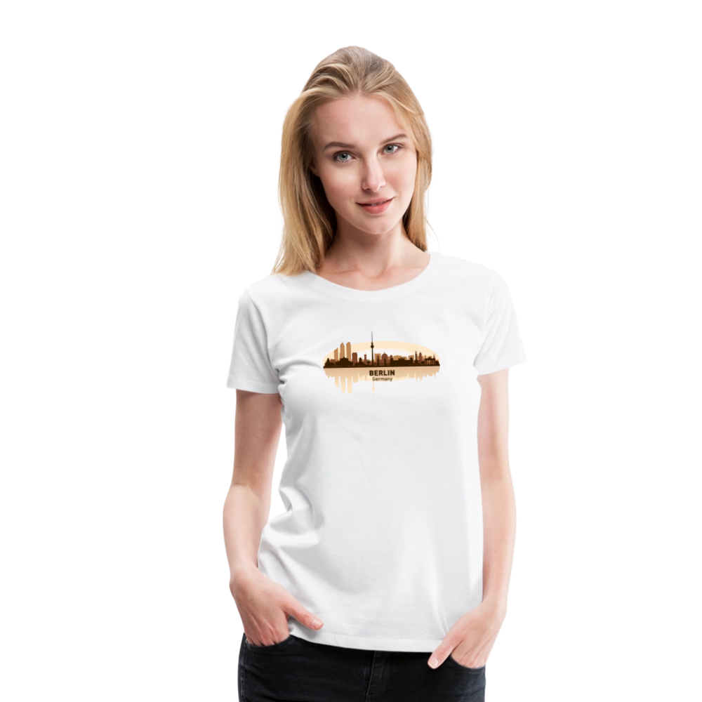 Frauen Premium T-Shirt Berlin - Weiß