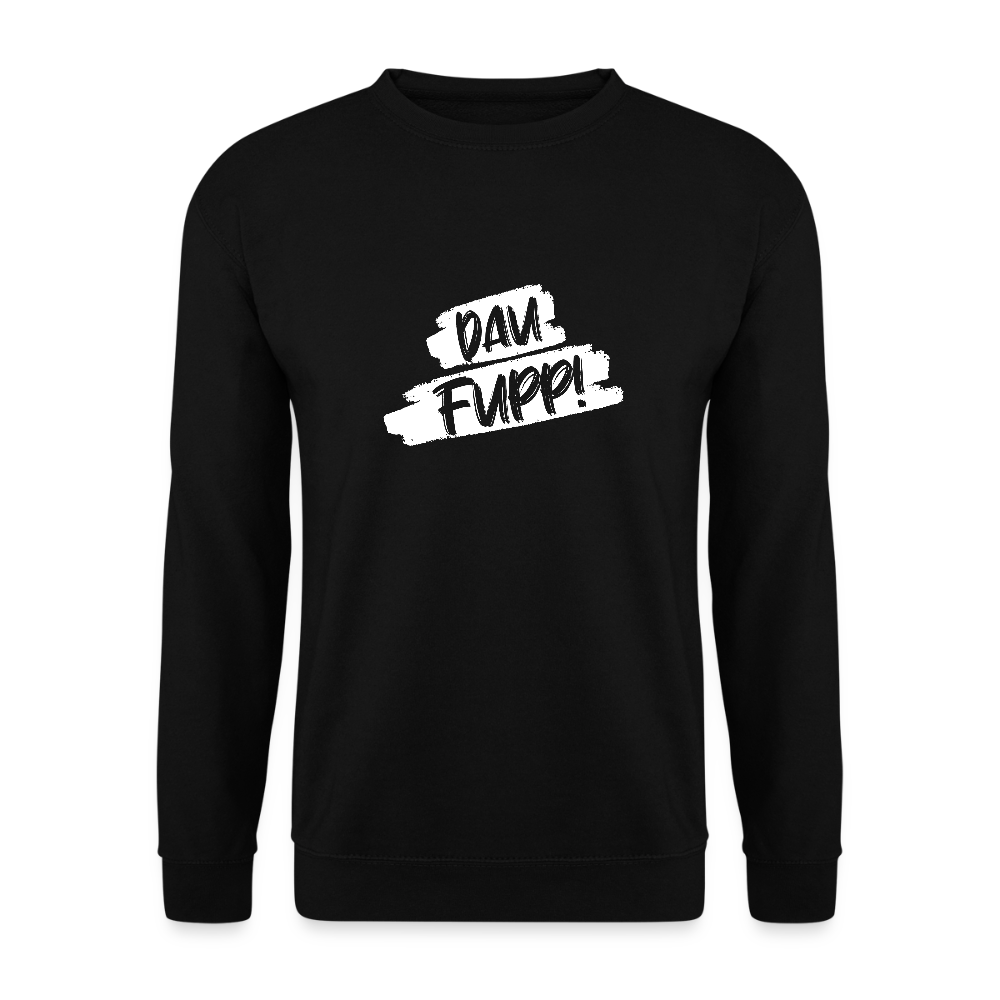 Unisex Pullover Premium Dau Fupp - Schwarz