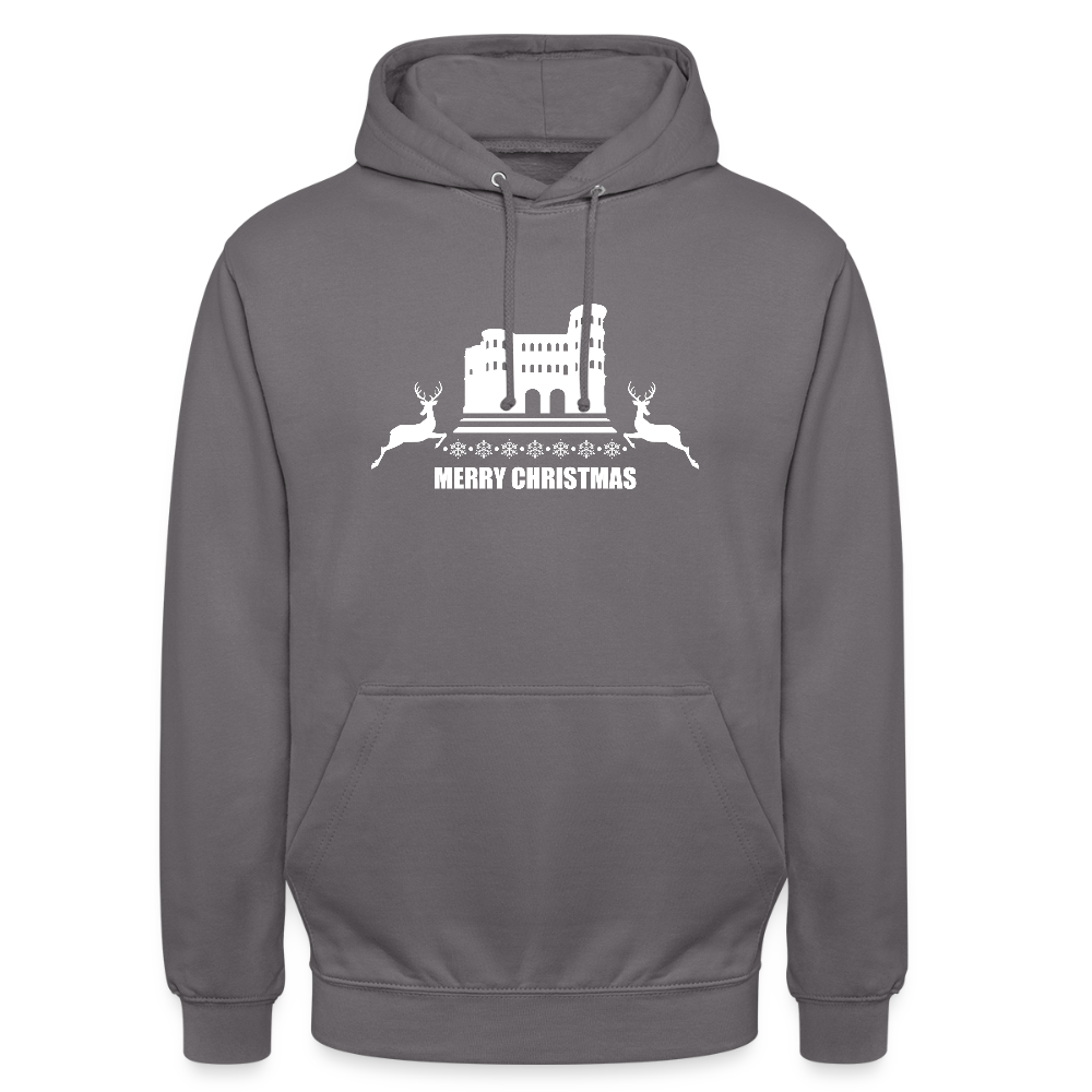 Weihnachtshoodie UNISEX - Mittelgrau