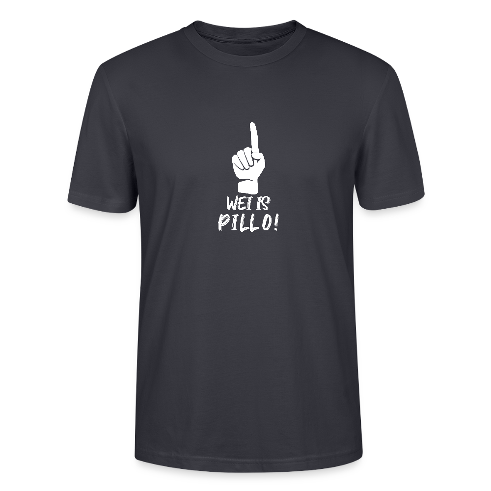 Stanley/Stella Unisex T-Shirt wei is Pillo - Dunkles Graublau