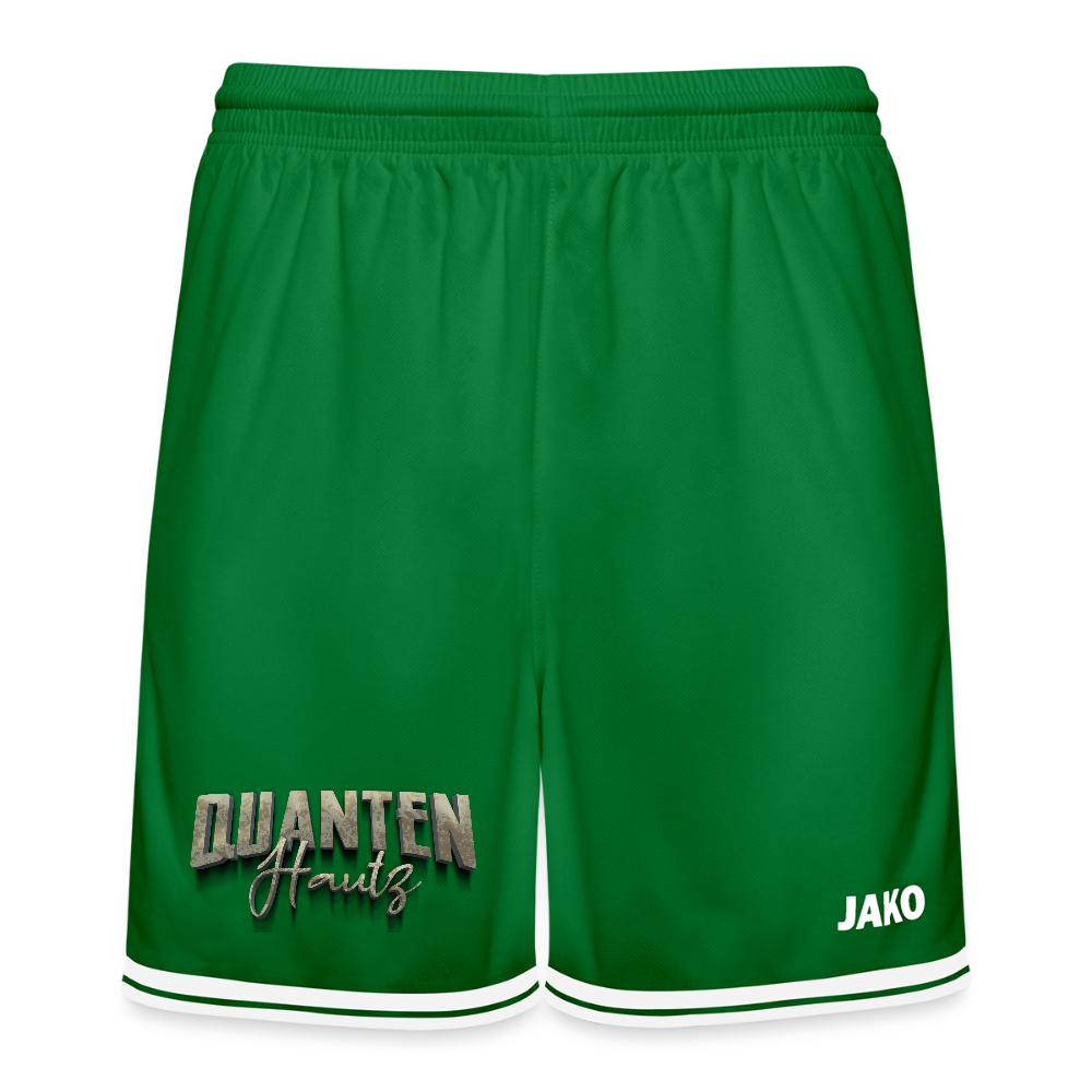 JAKO Basketball Short Center 2.0 Quanten Hautz - Grün/Weiß