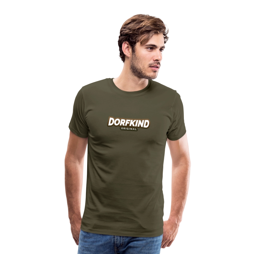 Männer Premium T-Shirt Dorfkind - Khaki