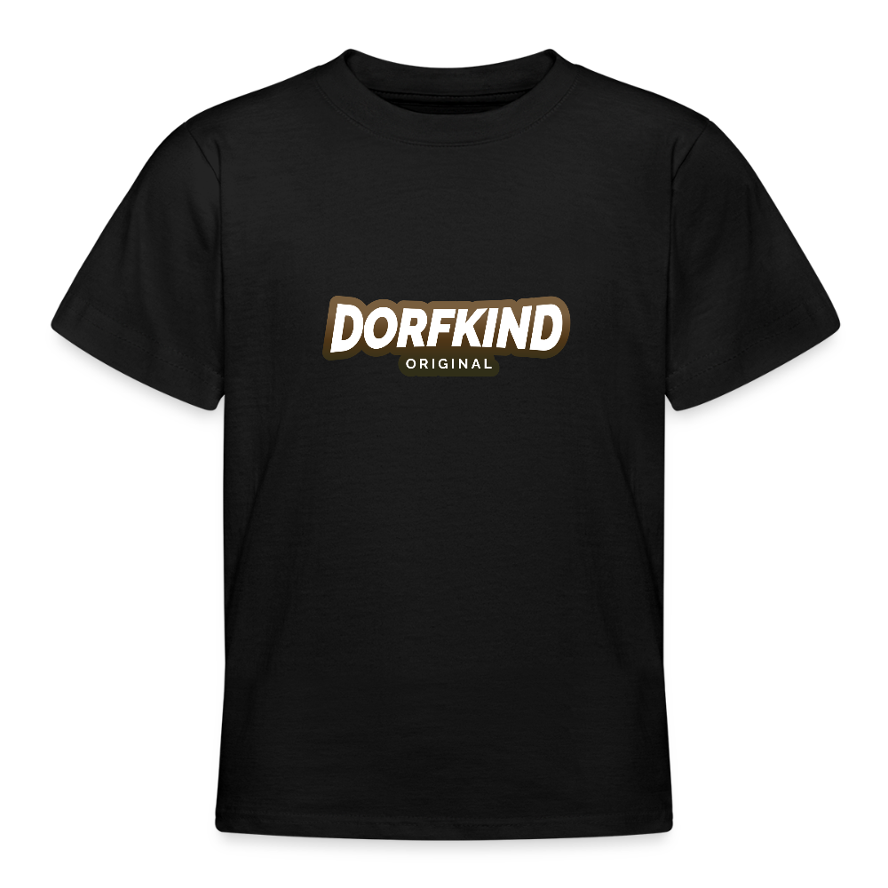 Teenager T-Shirt Dorfkind - Schwarz