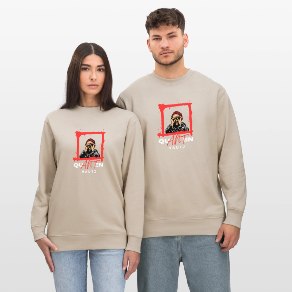 Unisex Bio-Sweatshirt CHANGER  Quanten Hautz - Beige