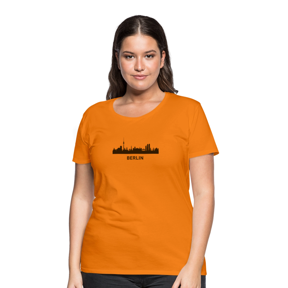Frauen Premium T-Shirt Berlin - Orange
