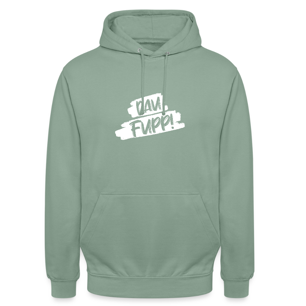 Unisex Hoodie Dau Fupp - Graugrün