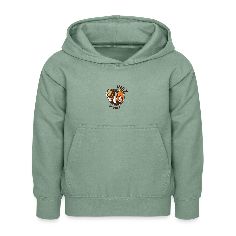 Kinder Hoodie Viezbruder - Graugrün