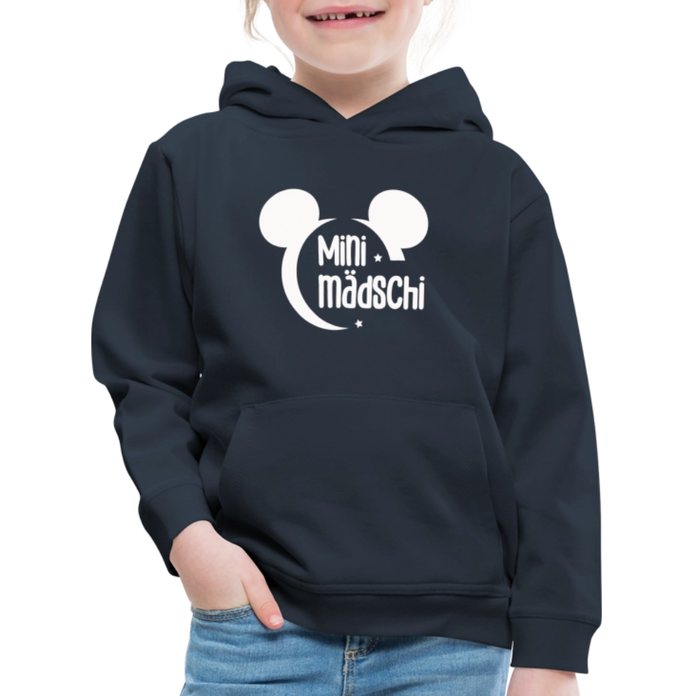 Kinder Premium Hoodie Mini Mädschi - Navy
