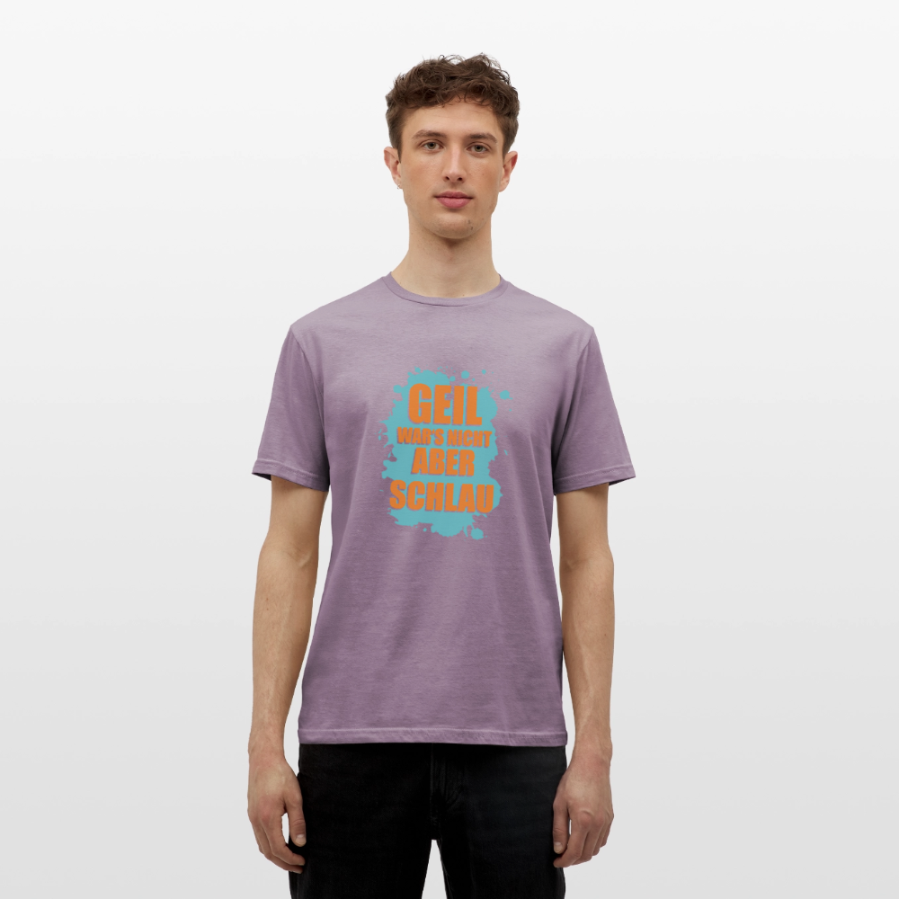 Männer T-Shirt FUN - Lilagrau 