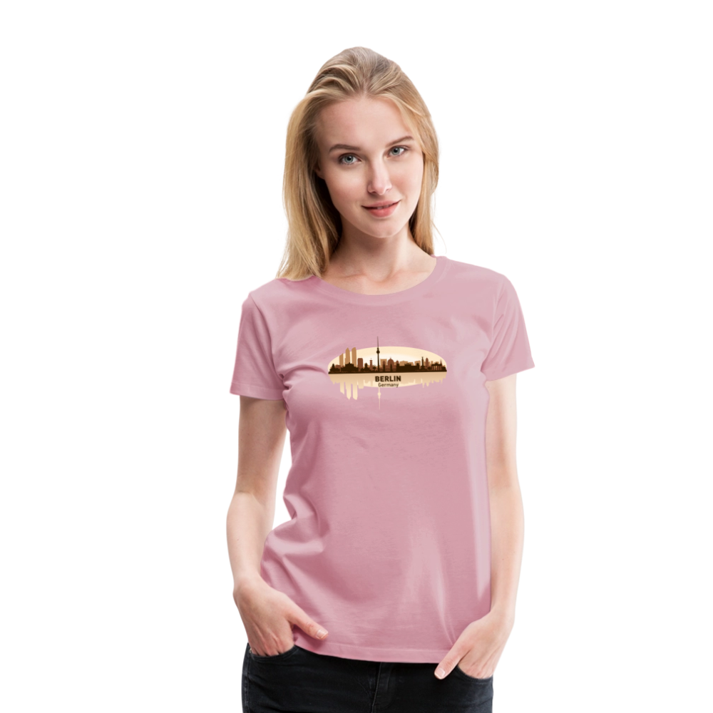 Frauen Premium T-Shirt Berlin - Hellrosa