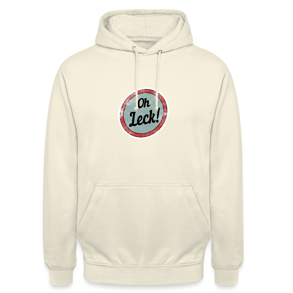Unisex Hoodie Oh Leck! - Vanille-Milchshake