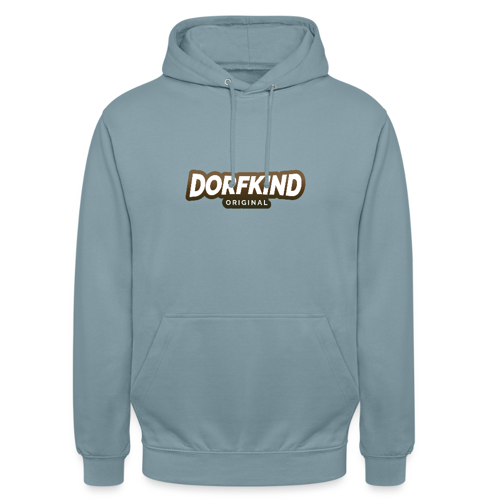 Unisex Hoodie Dorfkind - Nebelblau