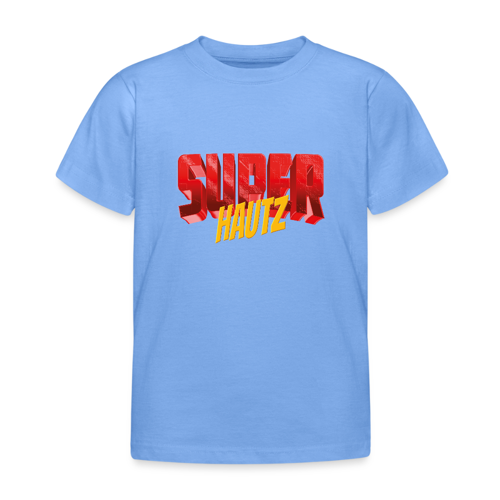 Kinder T-Shirt Super Hautz - Himmelblau