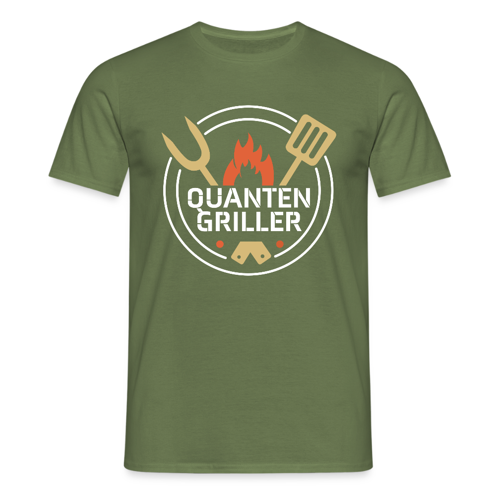 Männer T-Shirt Quanten Griller - Militärgrün
