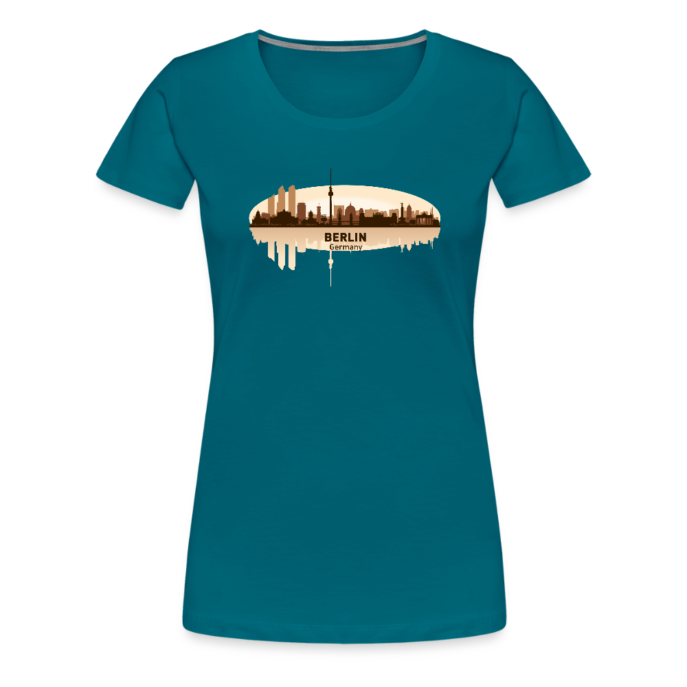 Frauen Premium T-Shirt Berlin - Divablau