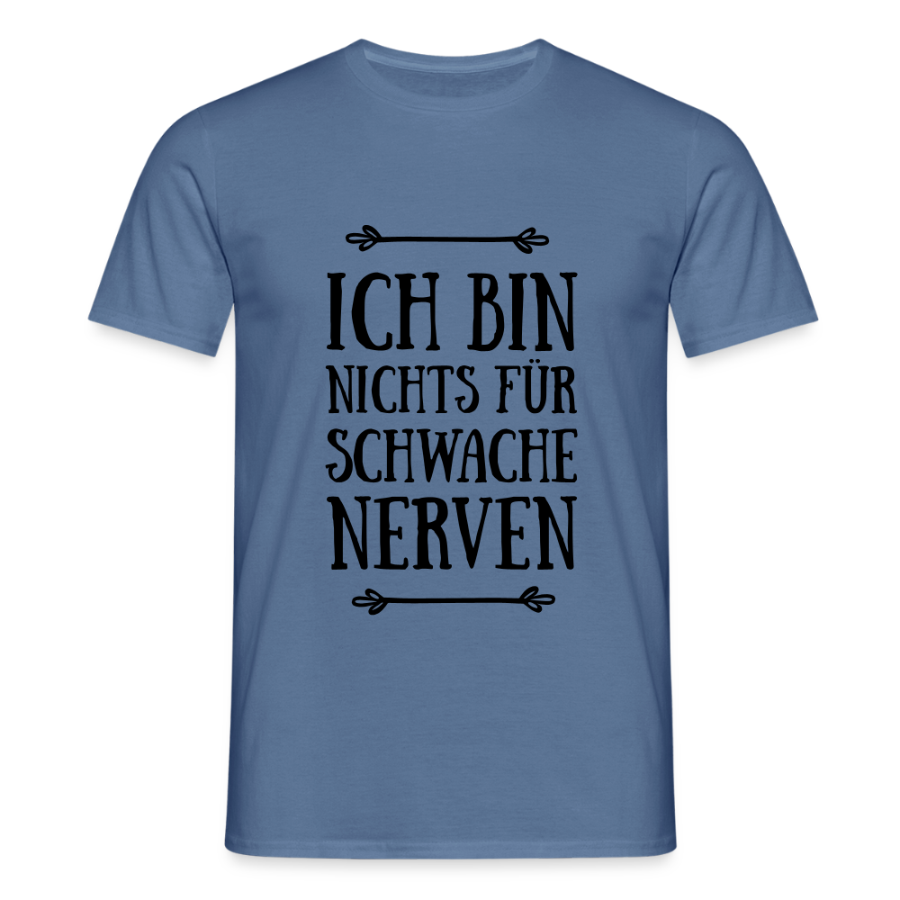 Männer T-Shirt Fun - Taubenblau 