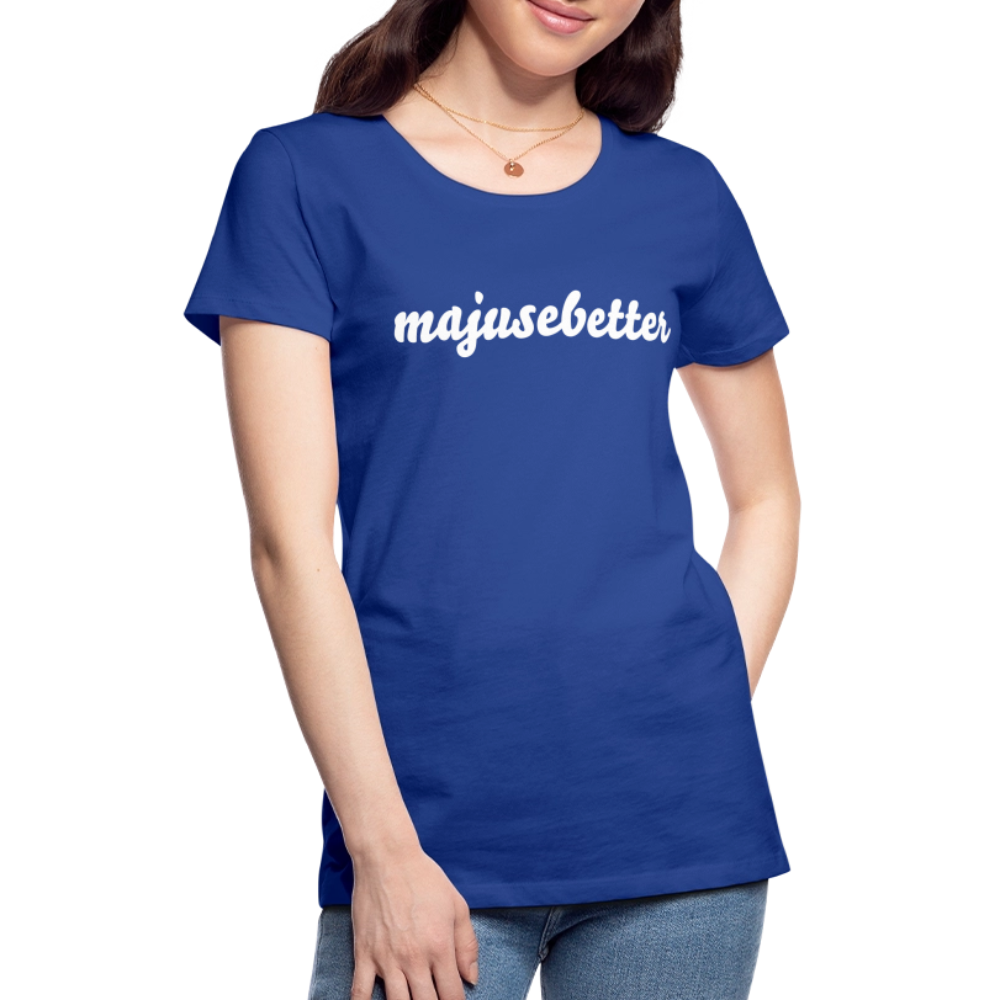 Frauen Premium T-Shirt majusebetter - Königsblau
