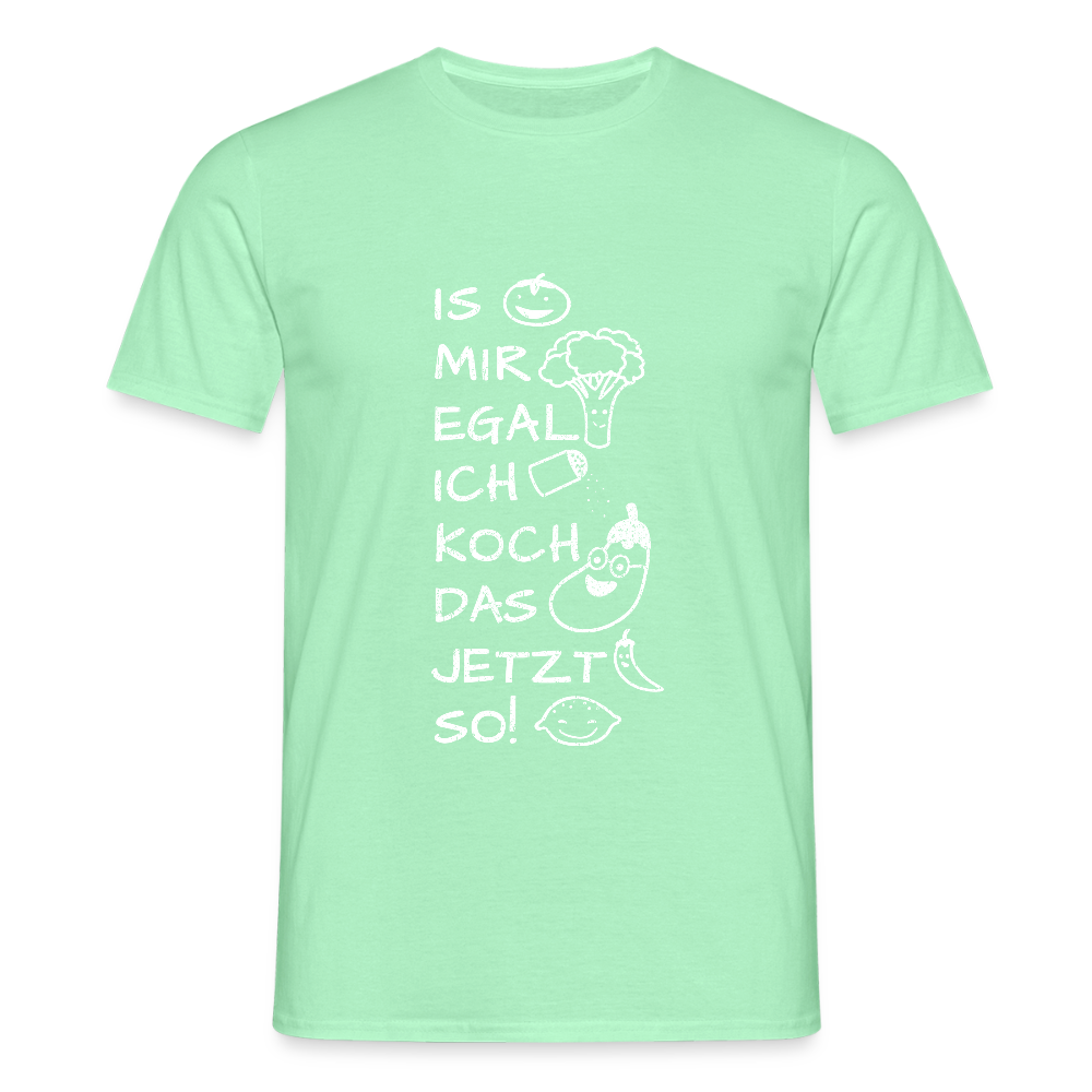 Männer T-Shirt Fun - Mintgrün