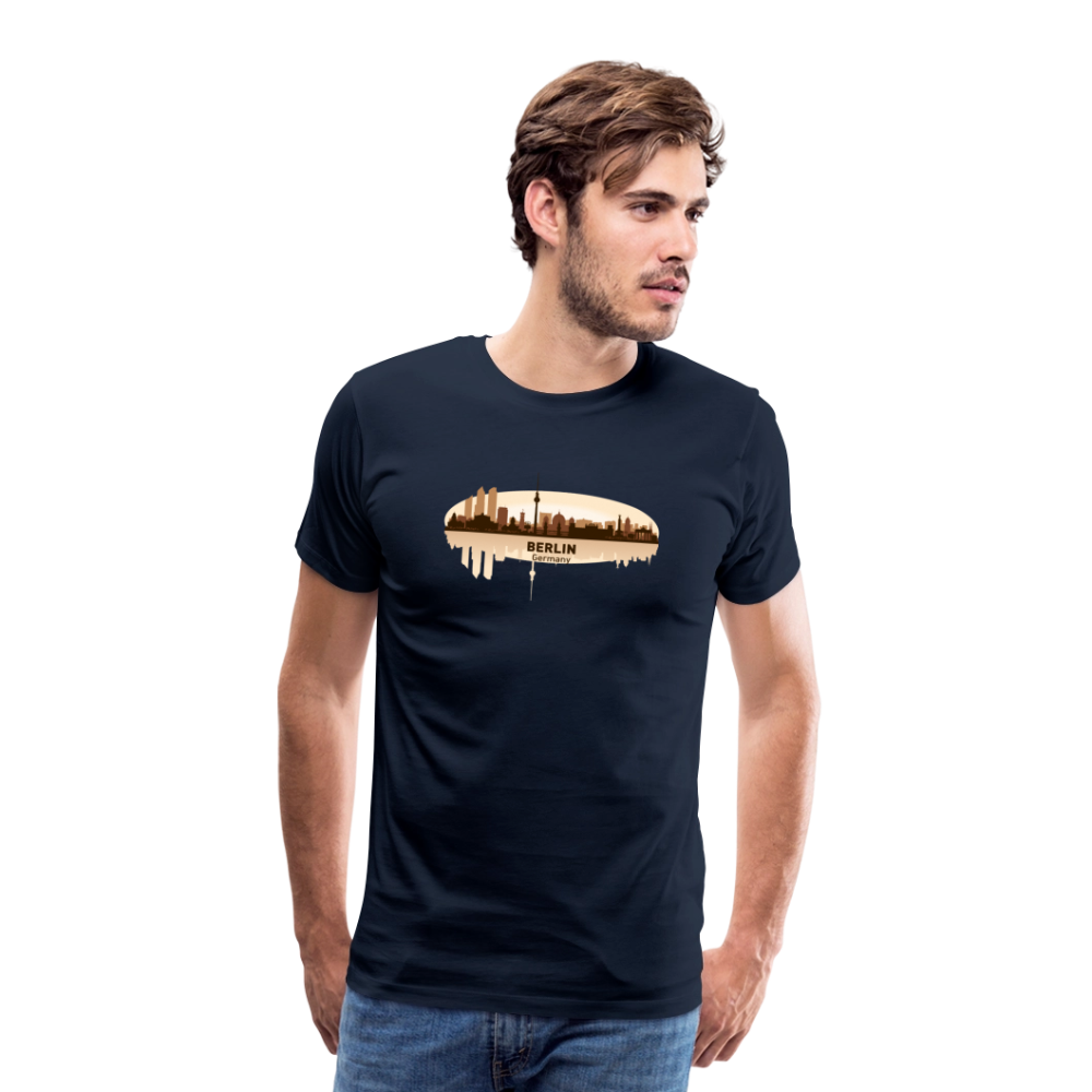 Männer Premium T-Shirt Berlin - Navy
