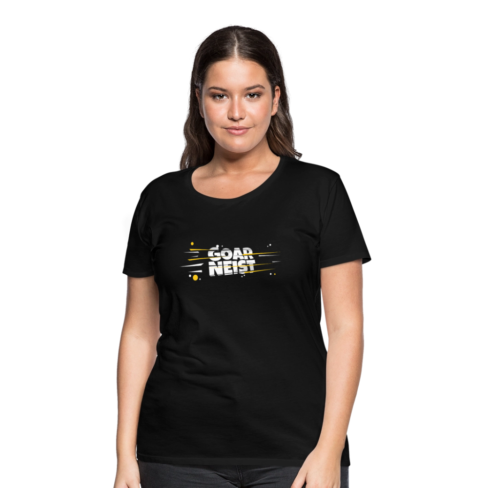 Frauen Premium T-Shirt Goarneist - Schwarz