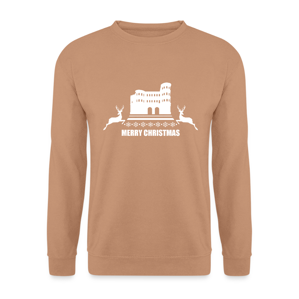 Weihnachtspullover UNISEX - Mocca