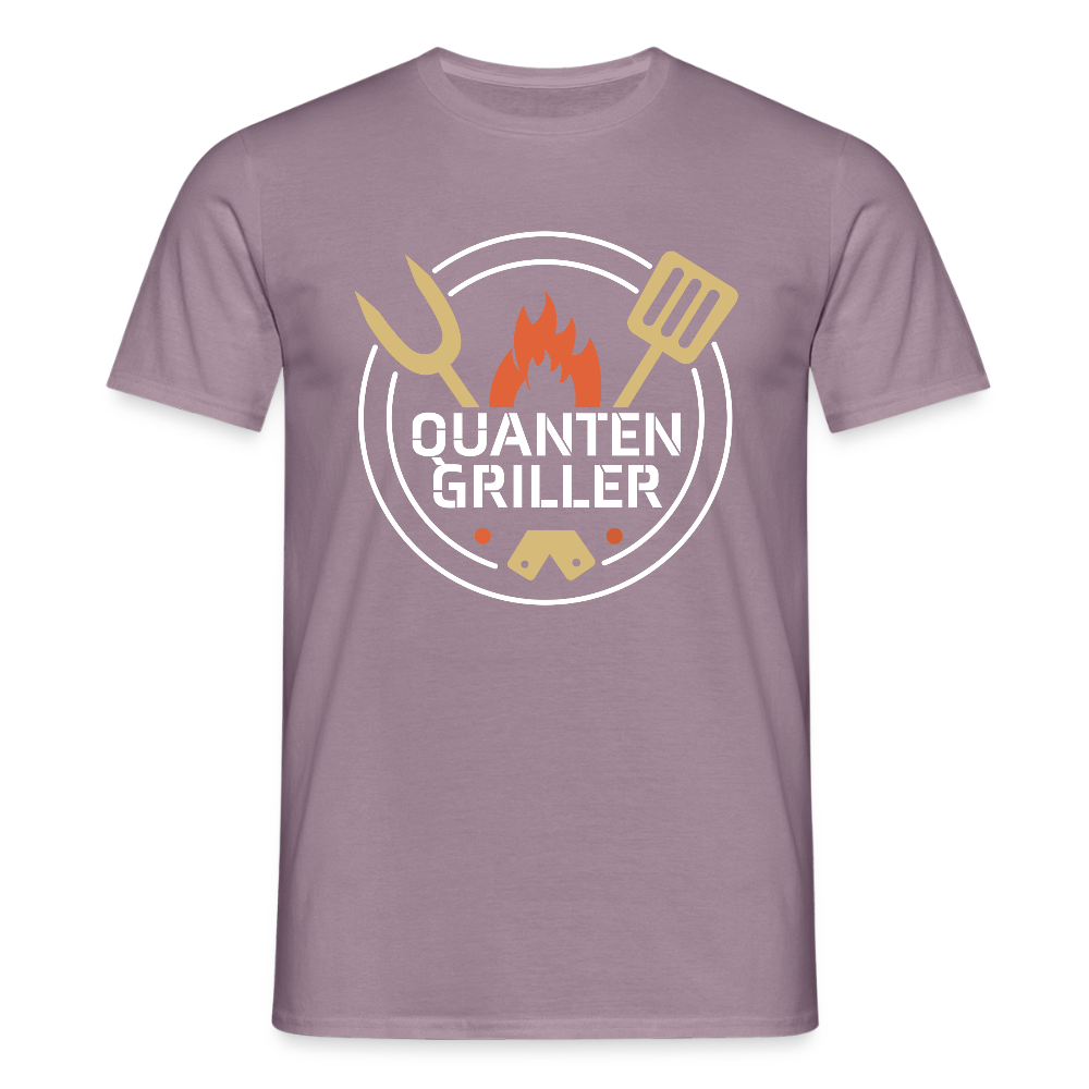 Männer T-Shirt Quanten Griller - Lilagrau 