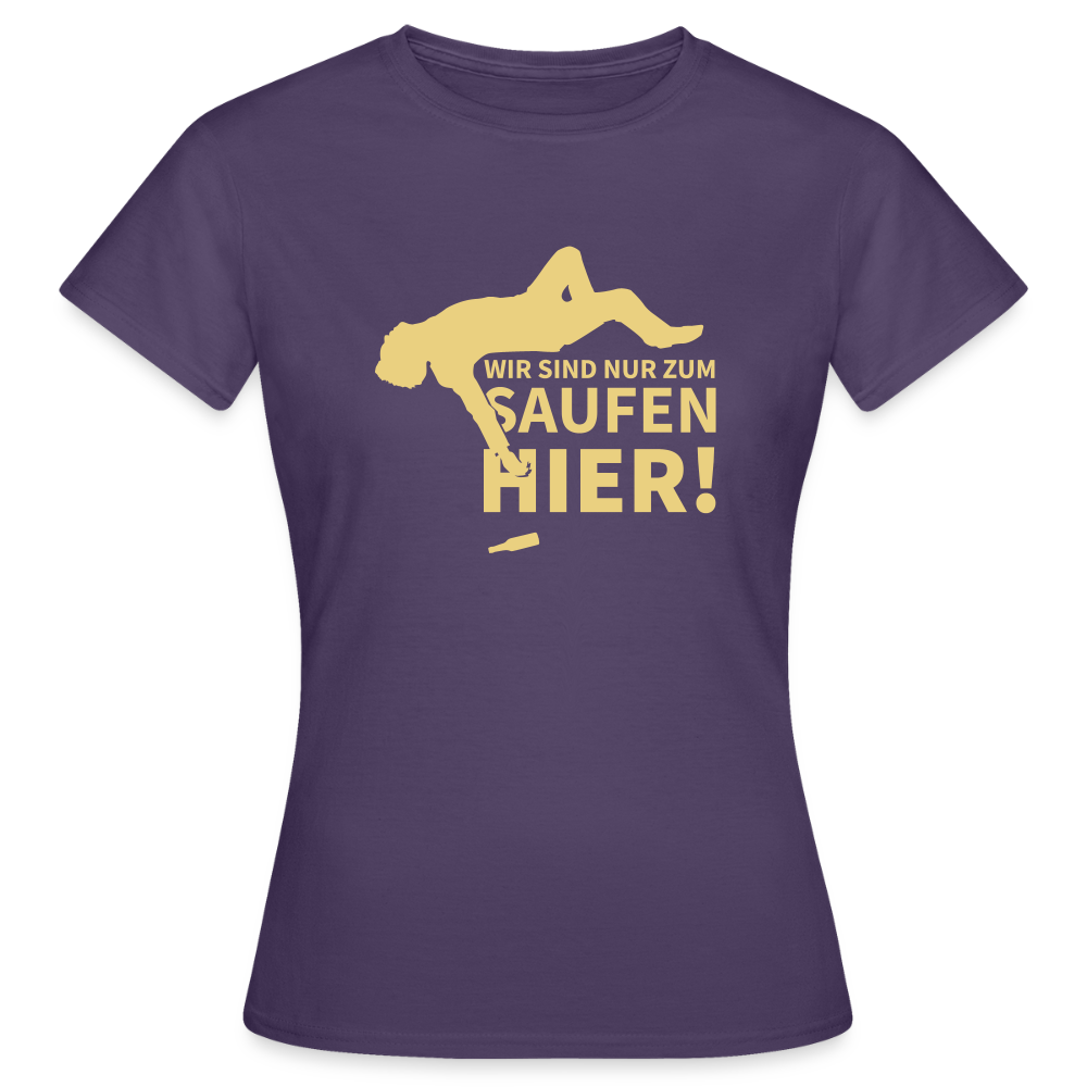 Frauen T-Shirt JGA - Dunkellila