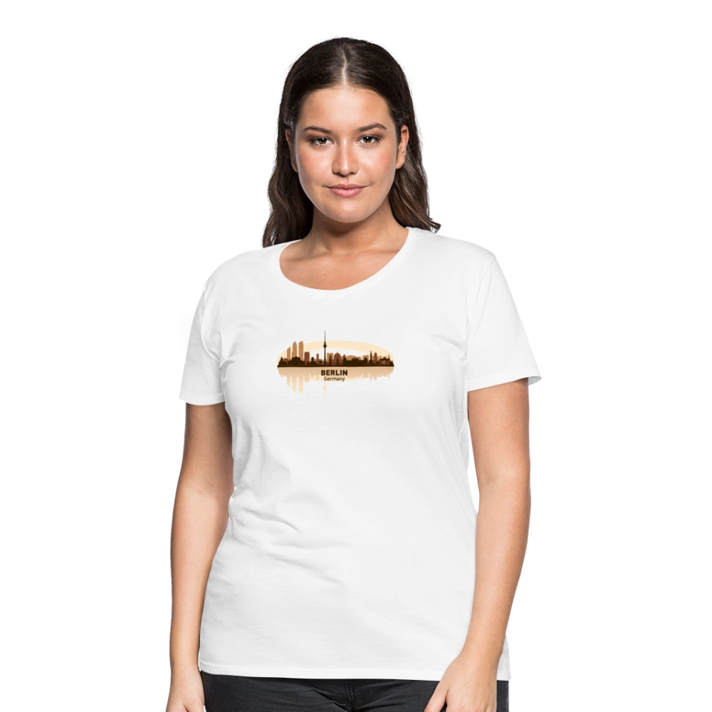 Frauen Premium T-Shirt Berlin - Weiß
