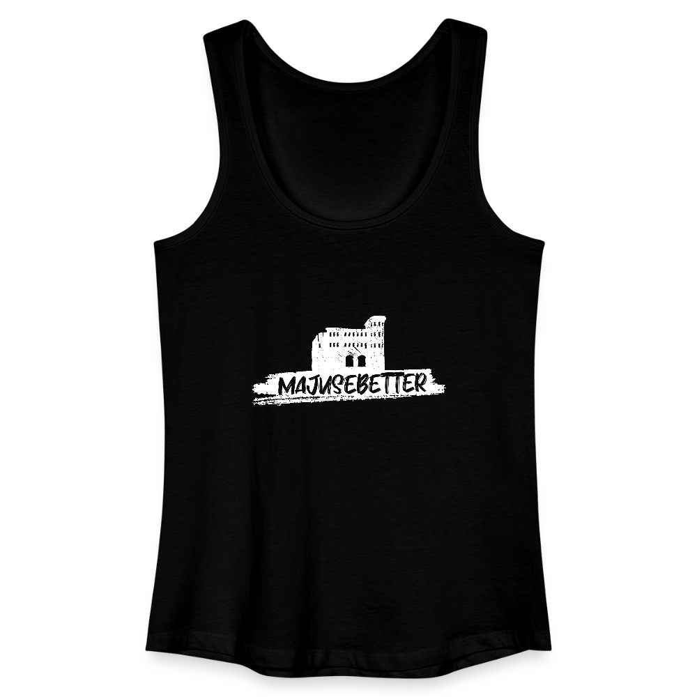 Frauen Bio Tank Top majusebetter - Schwarz