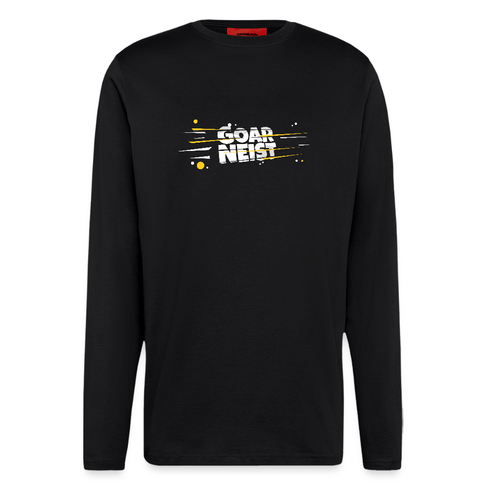 Organic Relaxed Langarmshirt Goarneist - SOLID BLACK