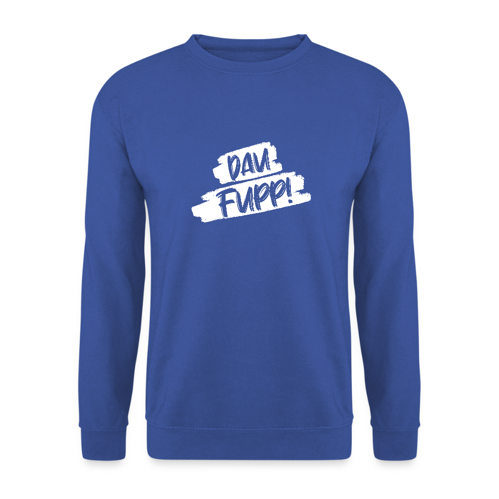 Unisex Pullover Premium Dau Fupp - Royalblau
