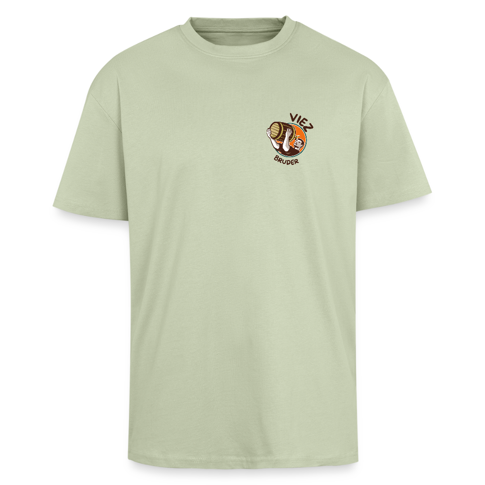 Heavy Oversize T-Shirt Viezbruder - Leichtes Salbeigrün 