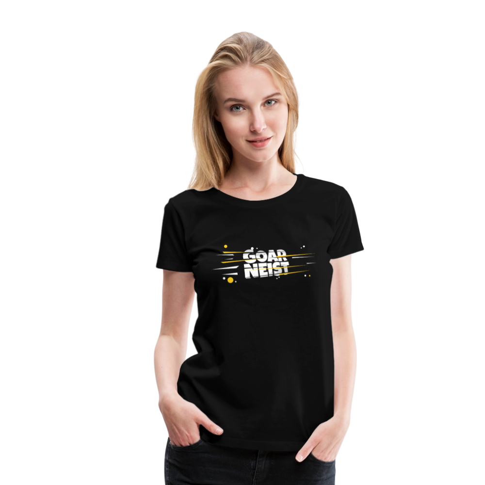 Frauen Premium T-Shirt Goarneist - Schwarz