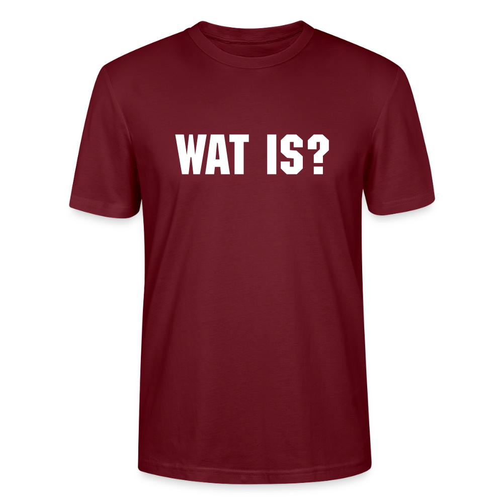 Stanley/Stella Unisex T-Shirt Wat is? - Burgunderrot