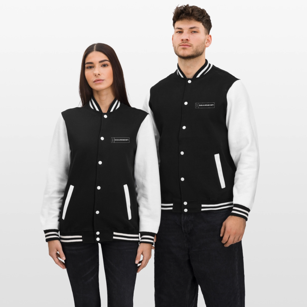 College-Sweatjacke Goarneist 2.0 - Schwarz/Weiß