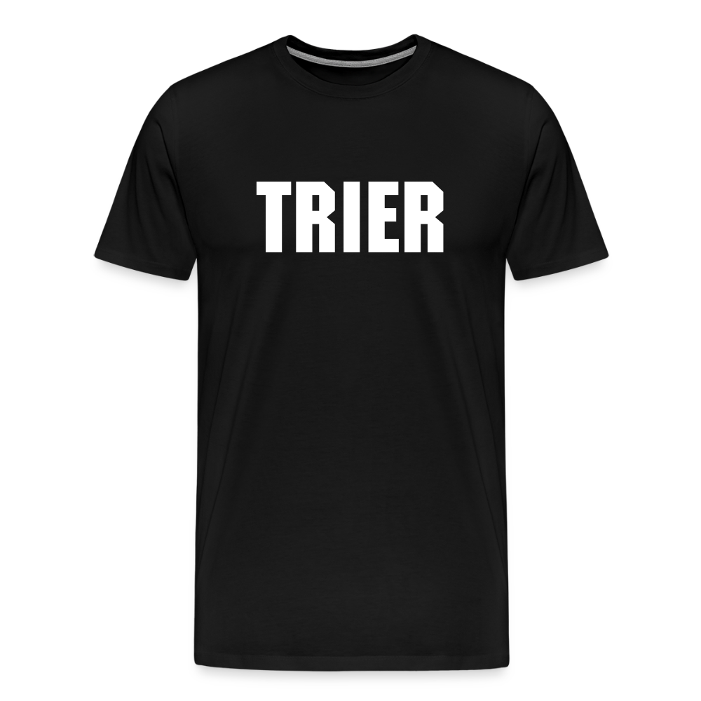 Männer Premium T-Shirt Trier - Schwarz
