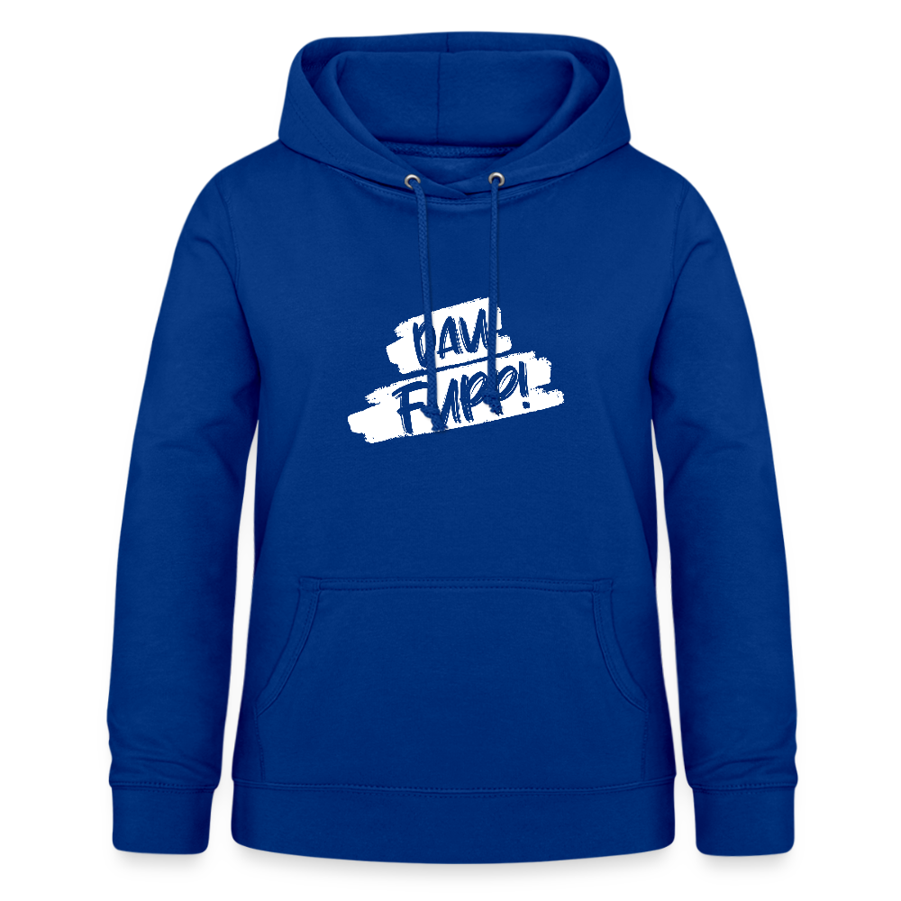 Frauen Hoodie Dau Fupp - Royalblau