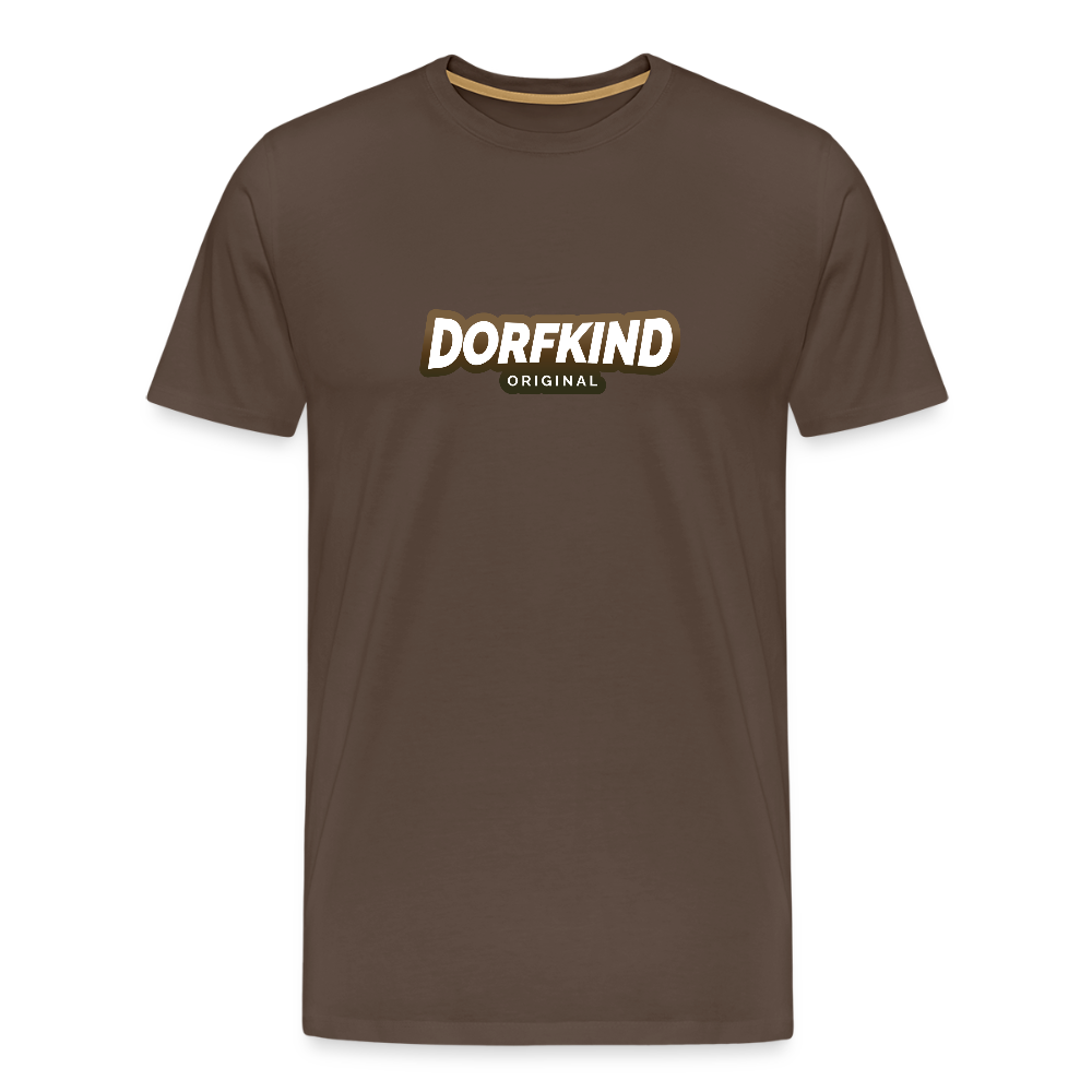 Männer Premium T-Shirt Dorfkind - Edelbraun