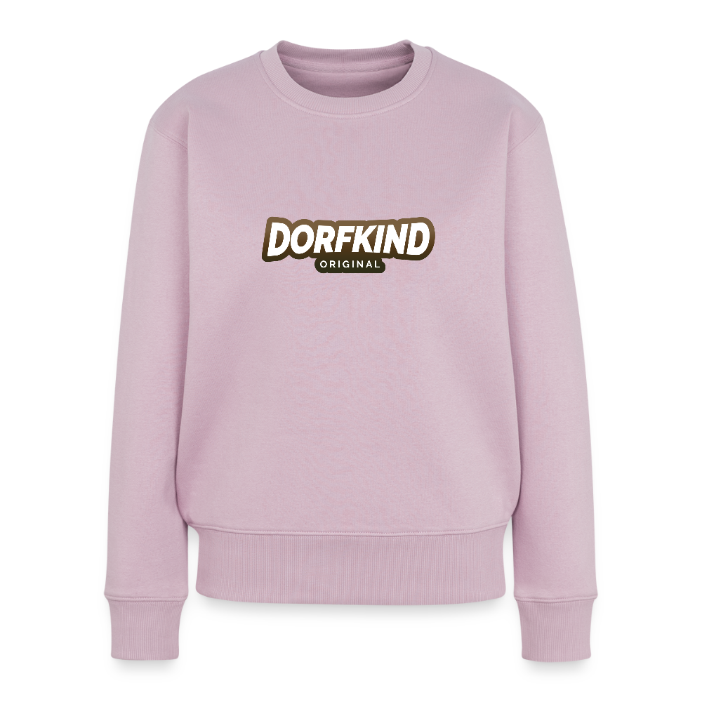 Frauen Premium Pullover Dorfkind - Altrosa