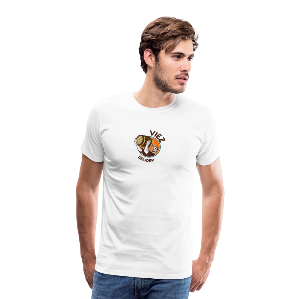 Männer Premium T-Shirt Viezbruder - Weiß