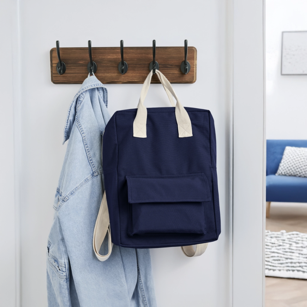 Retro Rucksack Quanten Hautz - Navy