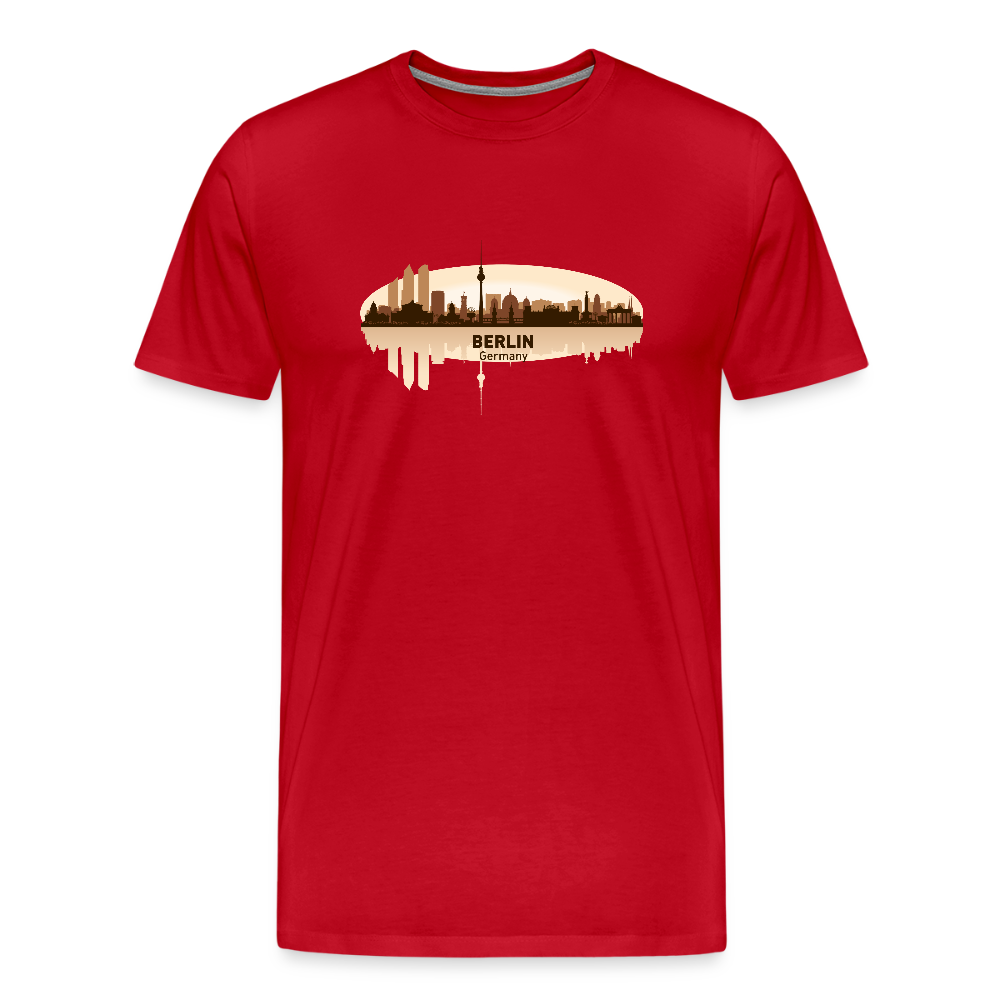 Männer Premium T-Shirt Berlin - Rot