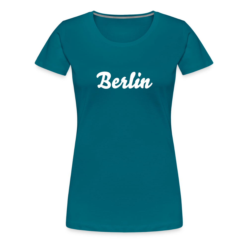 Frauen Premium T-Shirt Berlin - Divablau