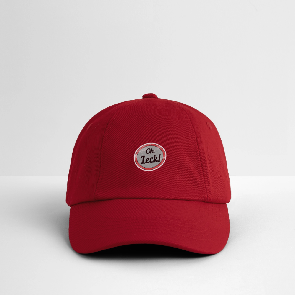 Baseballkappe Oh Leck! - klassisch Rot