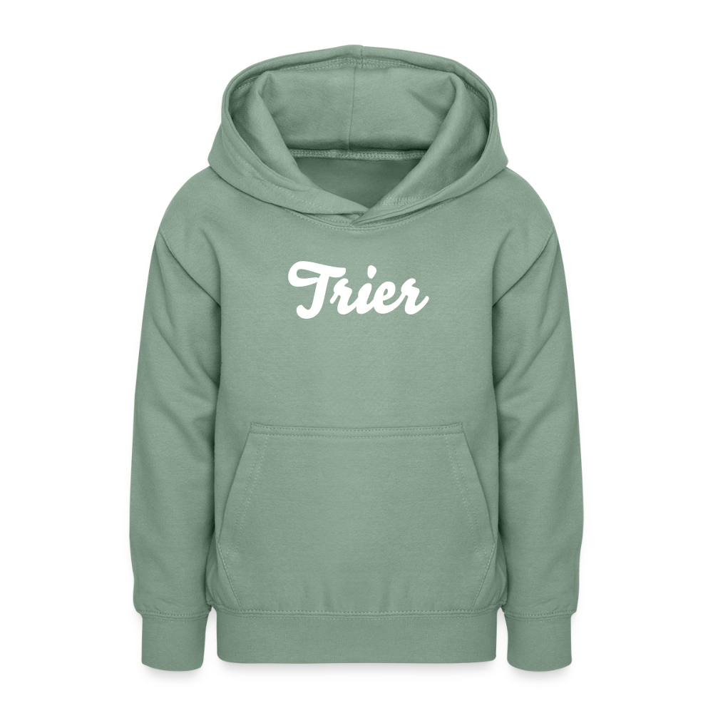 Teenager Hoodie Trier - Graugrün